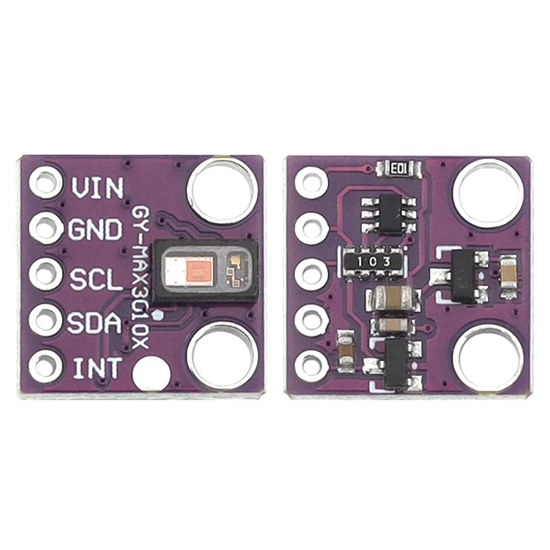 Javino GY-MAX30102 Heart Rate & SpO2 Sensor Module Pulse Oximeter I2C Communication Arduino Health Data Acquisition PCB