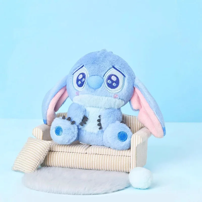 MINISO Disney point ange dessin animé en peluche sac à dos pendentif doux en peluche poupée porte-clés-sac à dos accessoire décoration FunnyGift