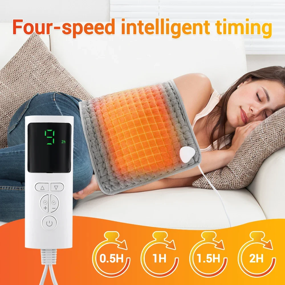 حزام دعم التدفئة الخلفية دعامة الخصر الساخنة مع درجة حرارة قابلة للتعديل حزام الظهر الدافئ البطن دفئا وسادة دعم قطني