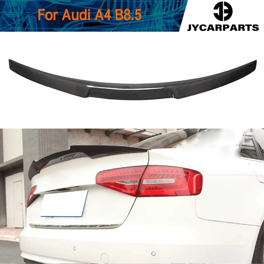 

Rear Trunk Spoiler Boot Lip Wing Spoiler For Audi A4 B8.5 2013 2014 2015 2016 Carbon Fiber