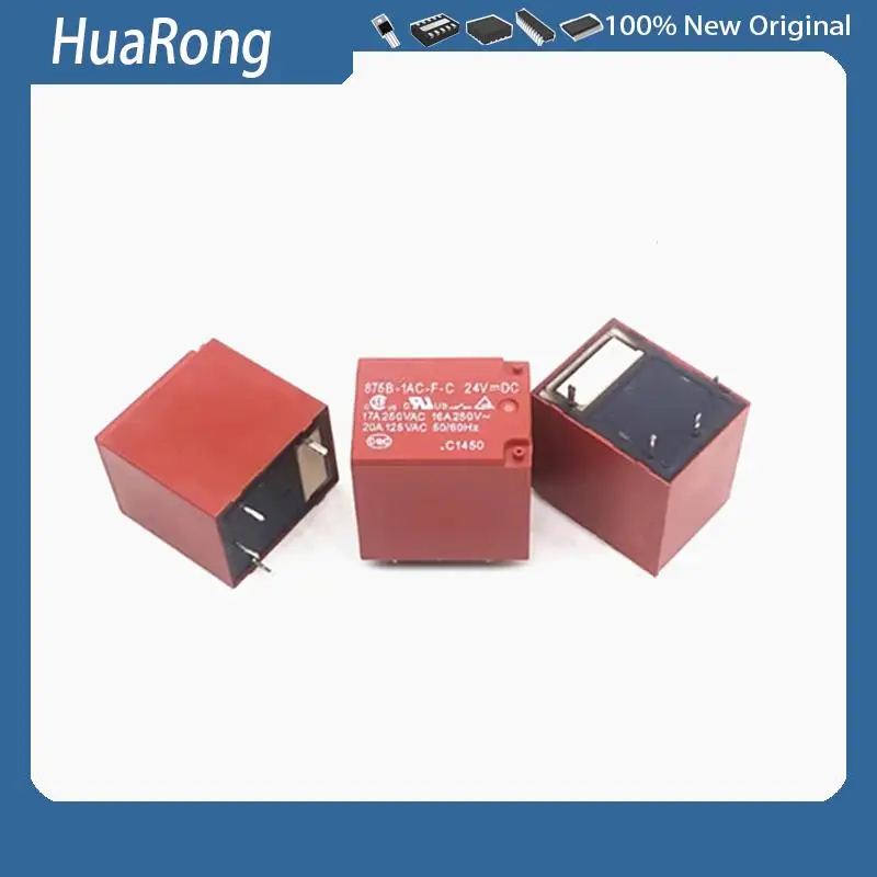 5Pcs/Lot  875B-1AC-F-C-24VDC  875B-1AH-C 12VDC  12V 20A 4-PIN