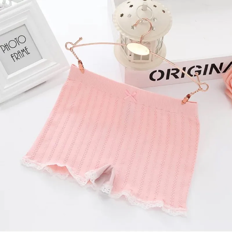 Lace Seamless Shorts Safety Short Pants Women High-stretch Boxer Briefs  Short Women Dress Under Skirt Shorts Underwear Girl