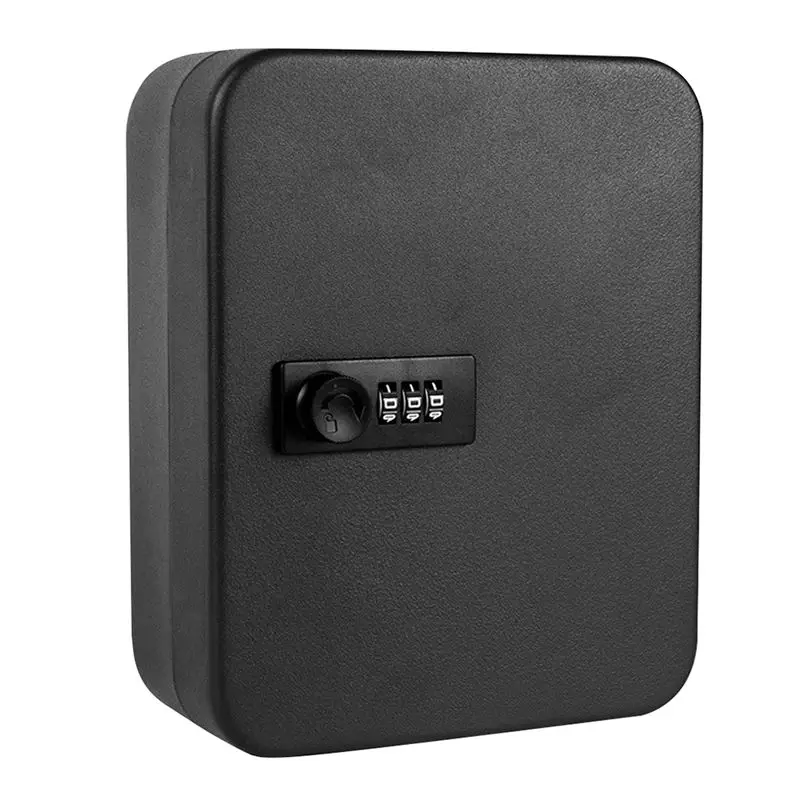 Y22A-Combination Key Cabinet 20 Key Hooks Key Box Wall Mounted Locking Key Organizer Key Cabinet Security Lock Box