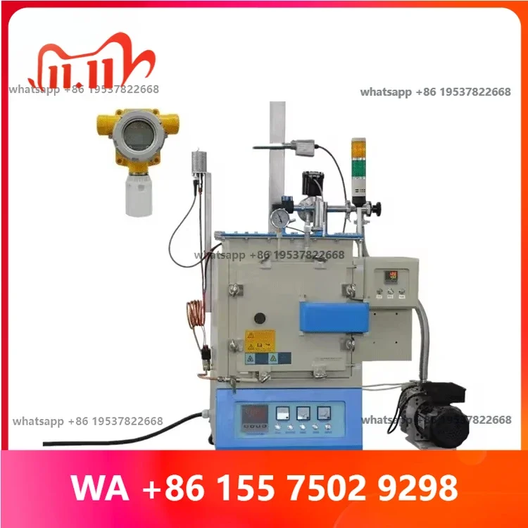 L High Temperature 1200C-1800C H2 Atmosphere Sintering Box Muffle Inert Furna With Optional Sizes