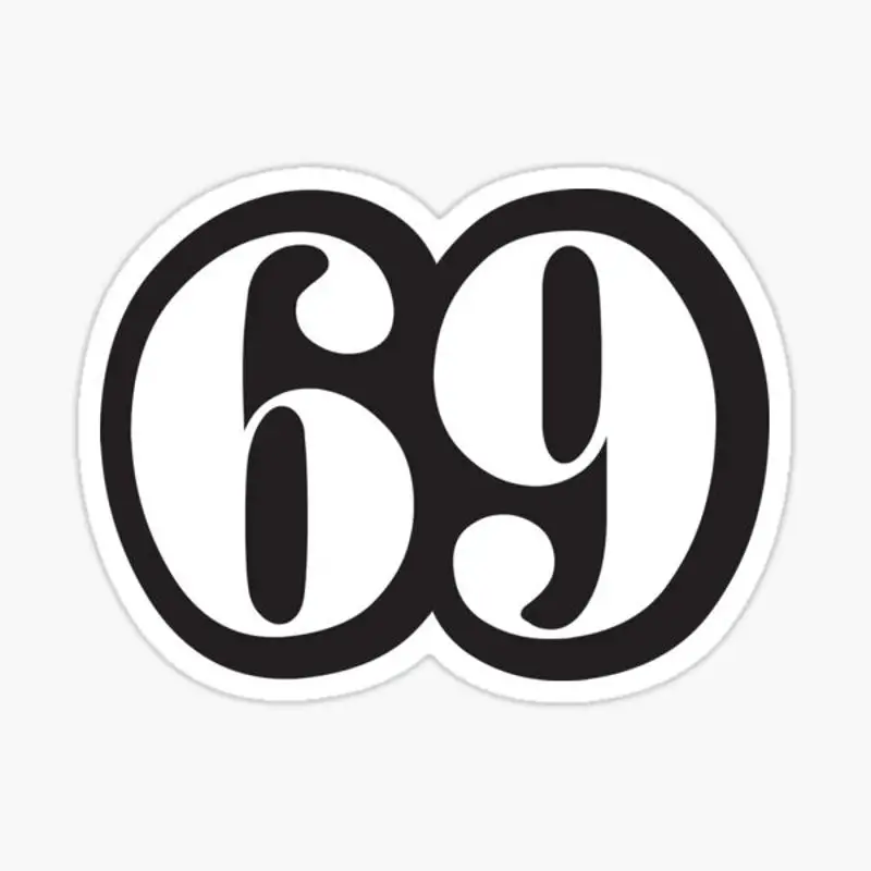 

Забавный мотоциклетный или Байкерский шлем, дизайн-69 наклеек для ноутбука, декор для спальни, автомобиля, милый мультяшный художественный модный общественный чемодан