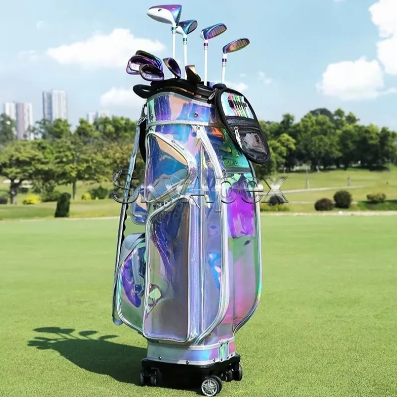 Waterproof Golf Travel Bag Rolling Wheel Design Large Capacity Easy Mobility For Packing Golf Clubs And Accessories For Trips