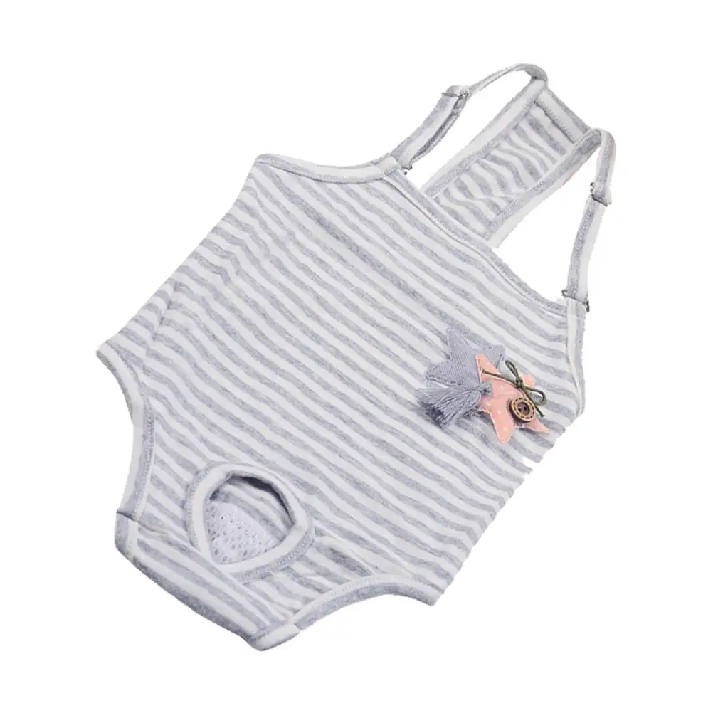 

Pet Physiological Pants Dog Diapers Sanitary Panties Female Straps Girth Stripe Breathable Cloth Premium Material Moisture