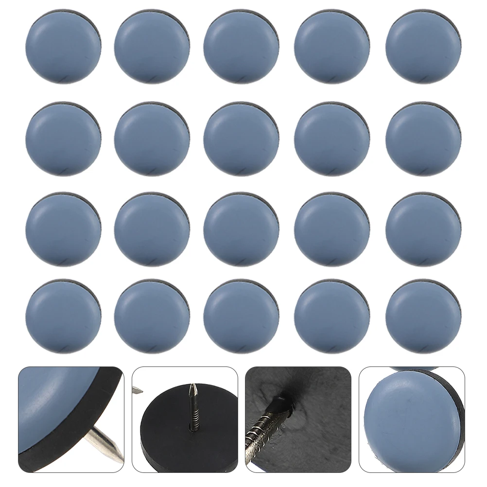 

20 Pcs Furniture Leg Bottom Anti Slip Glide Pads Noise Proof Moisture Protector Table Feet Pad FloorProtector Furniture Tacks