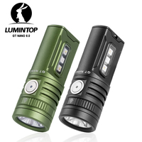 EDC LED Lantern Outdoor Camping Flashlights UV RGB Light USB-C Rechargeable Lamp 2Pcs 10280 Li-on Magnetic Tail Torch GTNANO V6