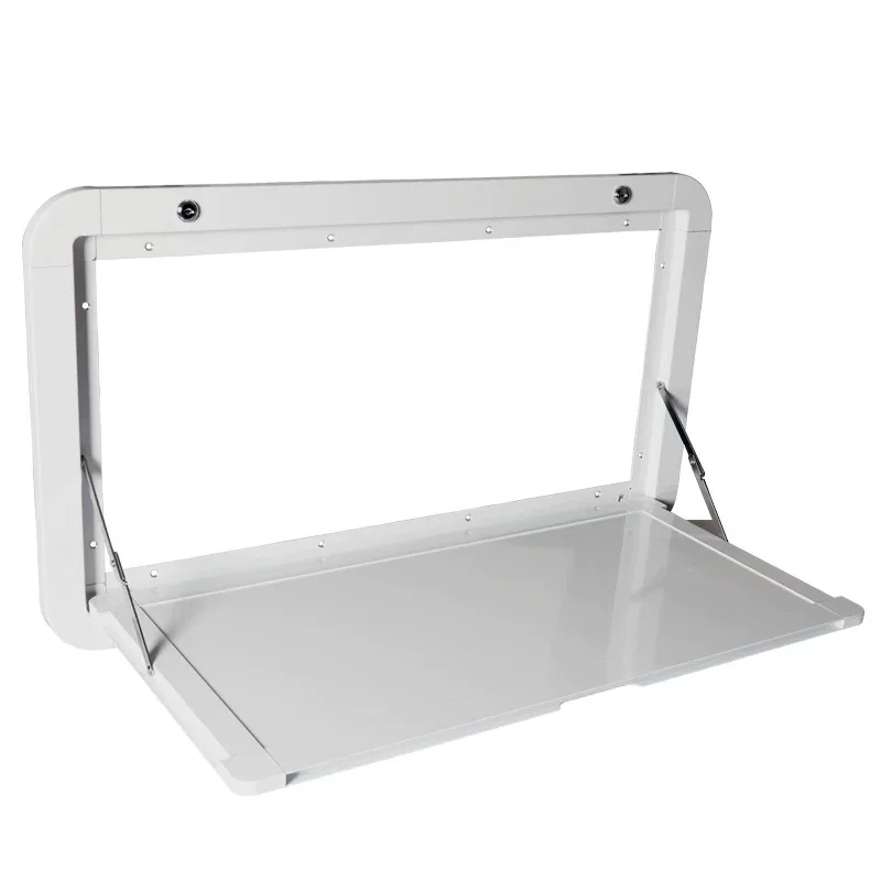 1000x450mm Stainless Steel Lock Camper Caravan Folding Dining Table For Motor Caravan Conversion Van