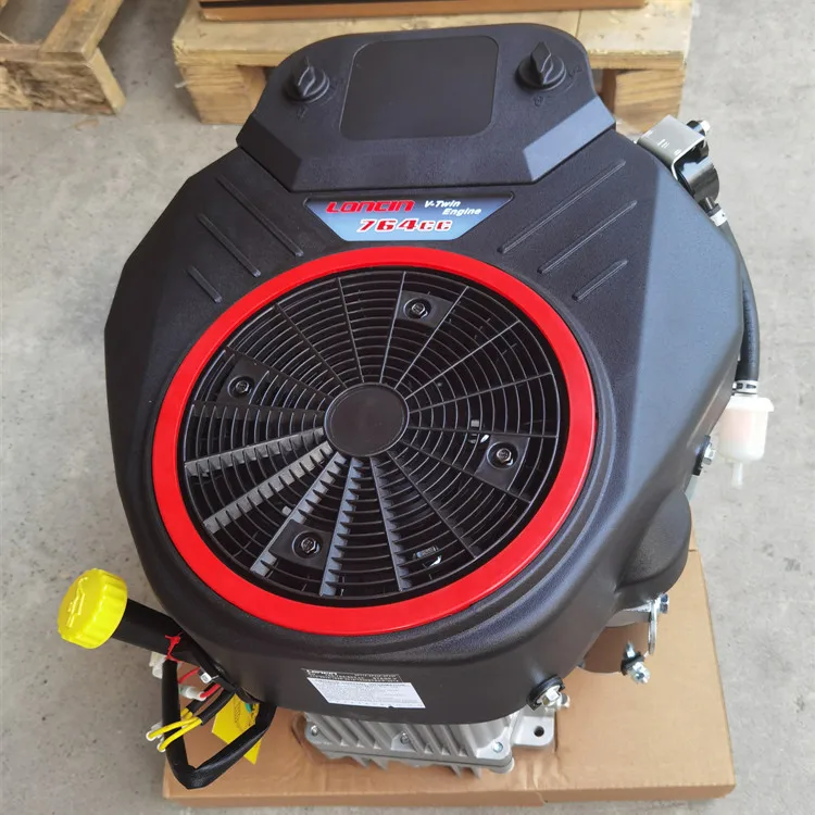 Wholesale Loncin LC2P80F Double Cylinder 4 Stroke 764CC 25.4mm Vertical Shaft Electric Start Air-Cooled Euro 5  Engine