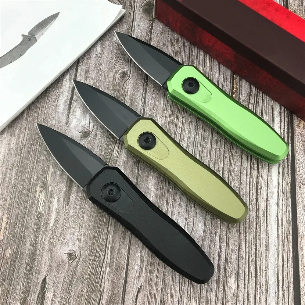 

3 Styles Mini 7500BLK Pocket Folding Knife Tactical Survival Knives 8Cr18Mov Blade Aluminum Handle Outdoor EDC Hunting Tool