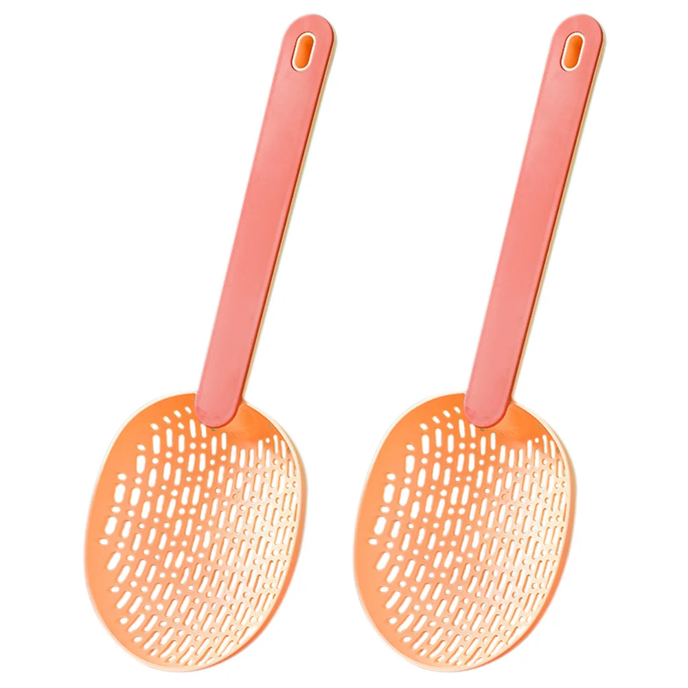 

2 pcs Kitchen Strainer Spoon Noodle Drainer ABS Practical Cooking Utensils Colander for Home Restaurant