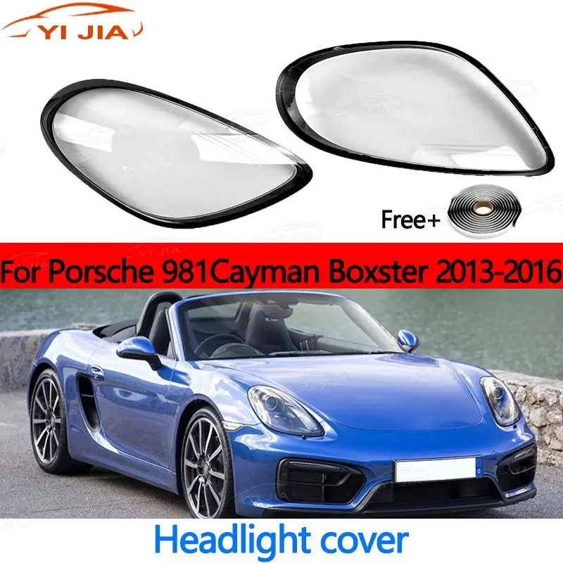 

Для Porsche Boxster Cayman 981 2013-2016 автомобильная фара, крышка объектива, абажур, прозрачная крышка объектива передней фары
