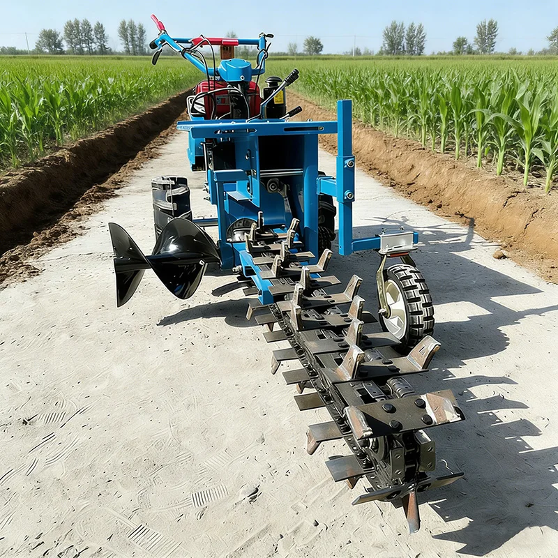 We sell handheld chain trenchers, automatic mini cable trenchers, excavating equipment, engine gears and pipe trenching tools