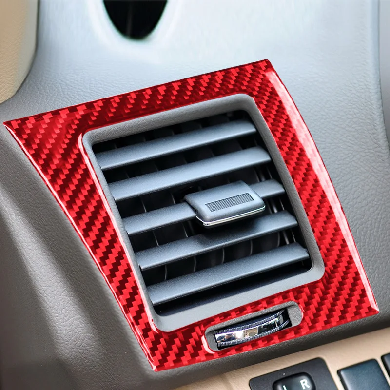 

For 2008-2013 Toyota Highlander Car Interior Modification Carbon Fiber Center Console Side Air Outlet Decorative Stickers