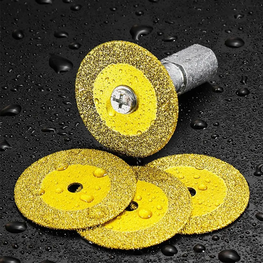 New 40mm Diamond Grinding Wheel M10 Thread Waterproof Diamond Cutting Disc Connecting Rod Adapter