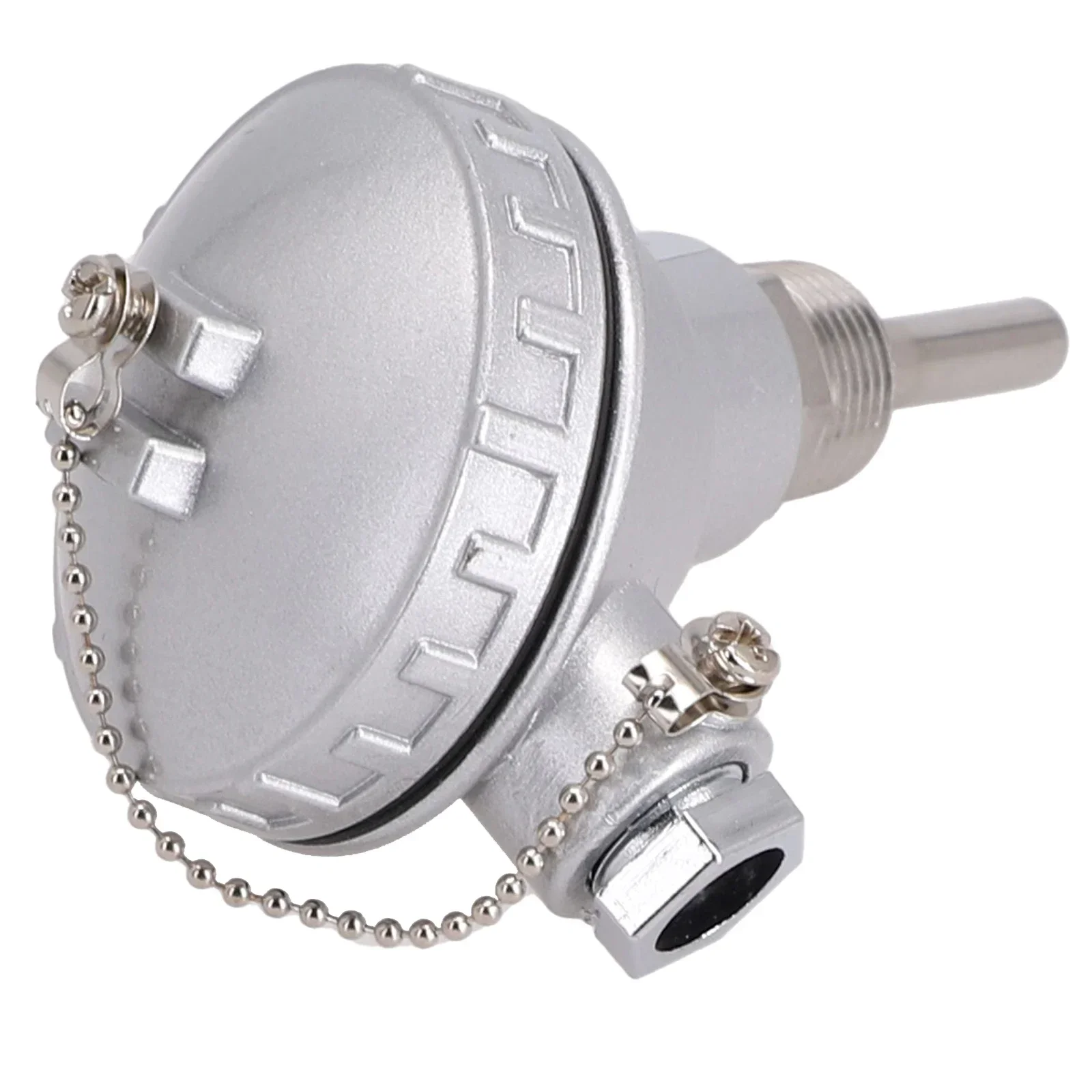 Imagem -06 - Sonda do Sensor de Temperatura do Npt Thread Termopar Terminal Head200420 ° c 50400 mm Comprimento do Tubo Pt100 Aço Inoxidável
