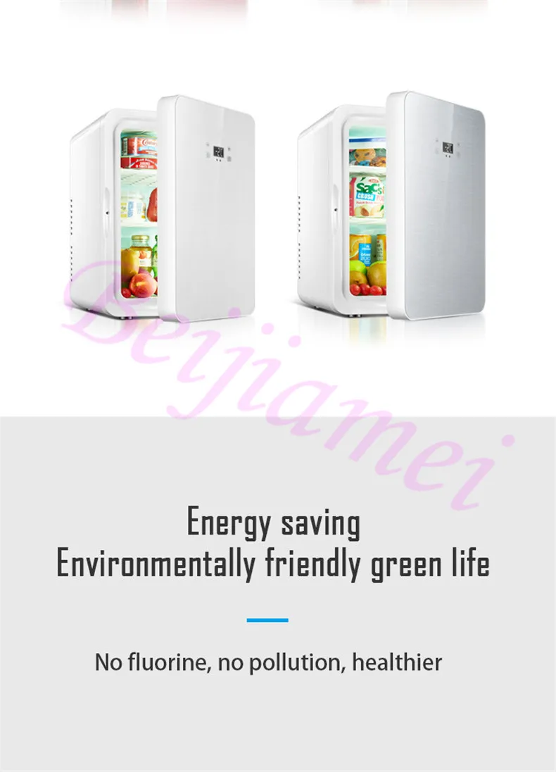 Refrigerador de coche de 22L, refrigerador de doble uso, almacenamiento de frutas y alimentos, gran capacidad, refrigeración del hogar