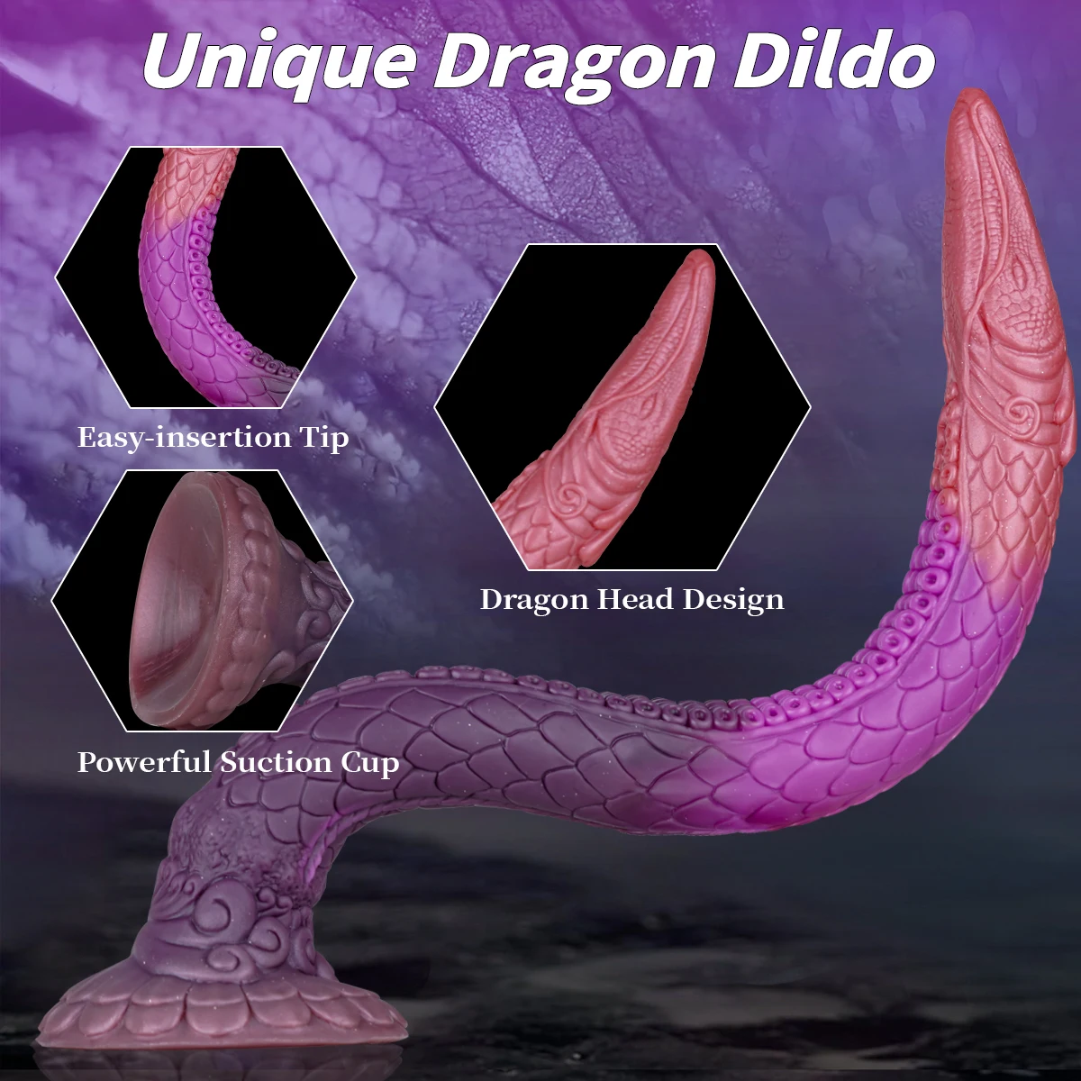 Super Long Luminous Monster Dildo Liquid Silicone Soft Anal Plug Tentacles Penis Anal Massage Butt Plug Men Women Adult Sex Toys - view 4