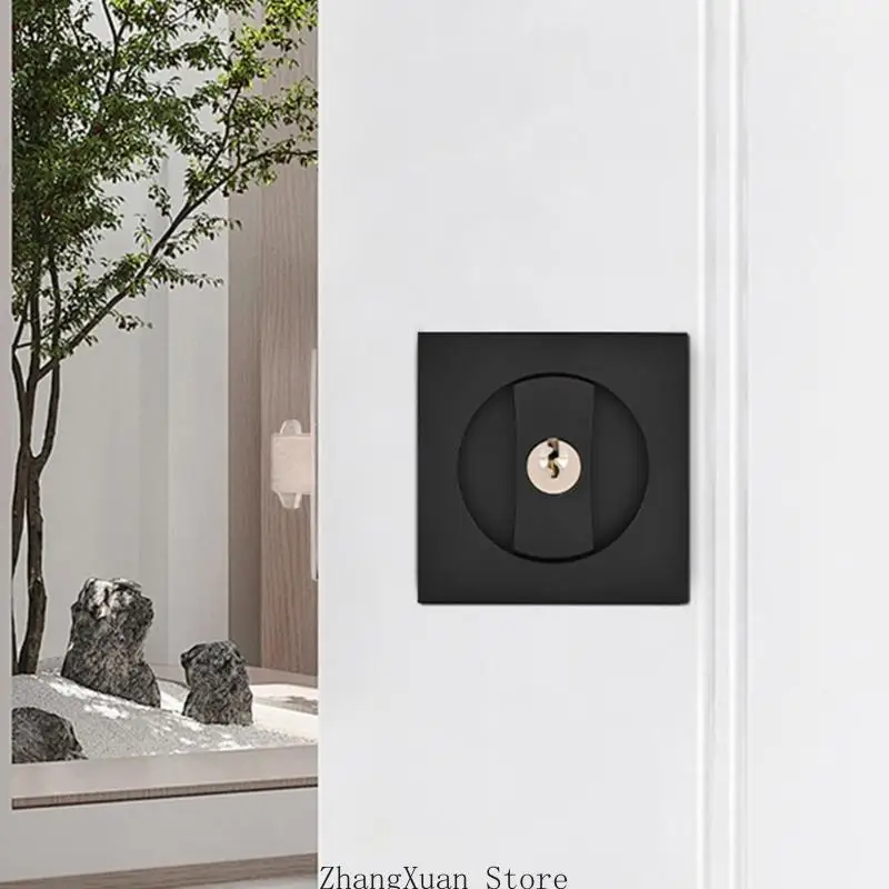 Steel Pocket Door Lock Hardware for Interior Sliding Panel Use 3XUF