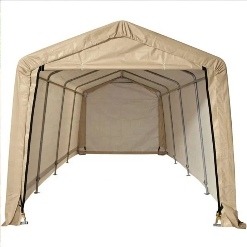 Portable Garage Peak Style 12 X 20 X 9 Sunshade Auto Shelter Storage Shelter Shed Car Port Canopy