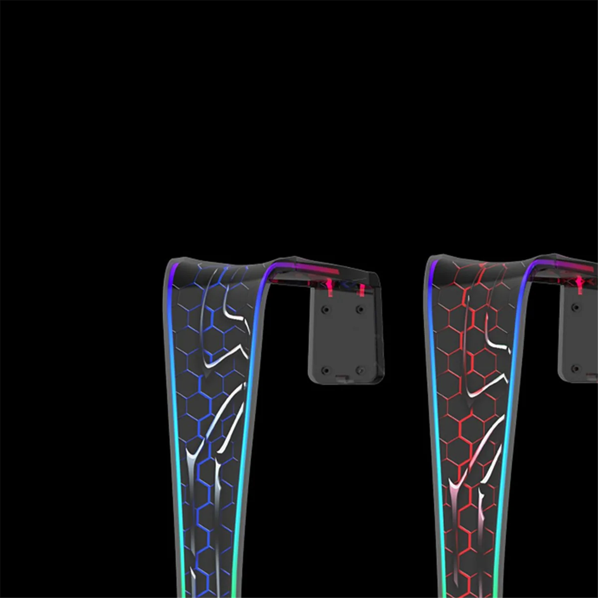 Copertura antipolvere per console di gioco IPEGA per versioni digitali e dischi PS5 Slim con 9 effetti di luce RGB, A