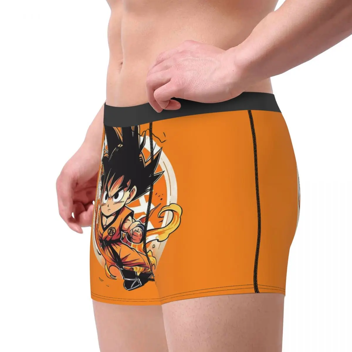 DBZ Little Kakarot Men Underwear Dragon Ball  Boxer Briefs Shorts Panties Novelty Soft Underpants for Homme S-XXL