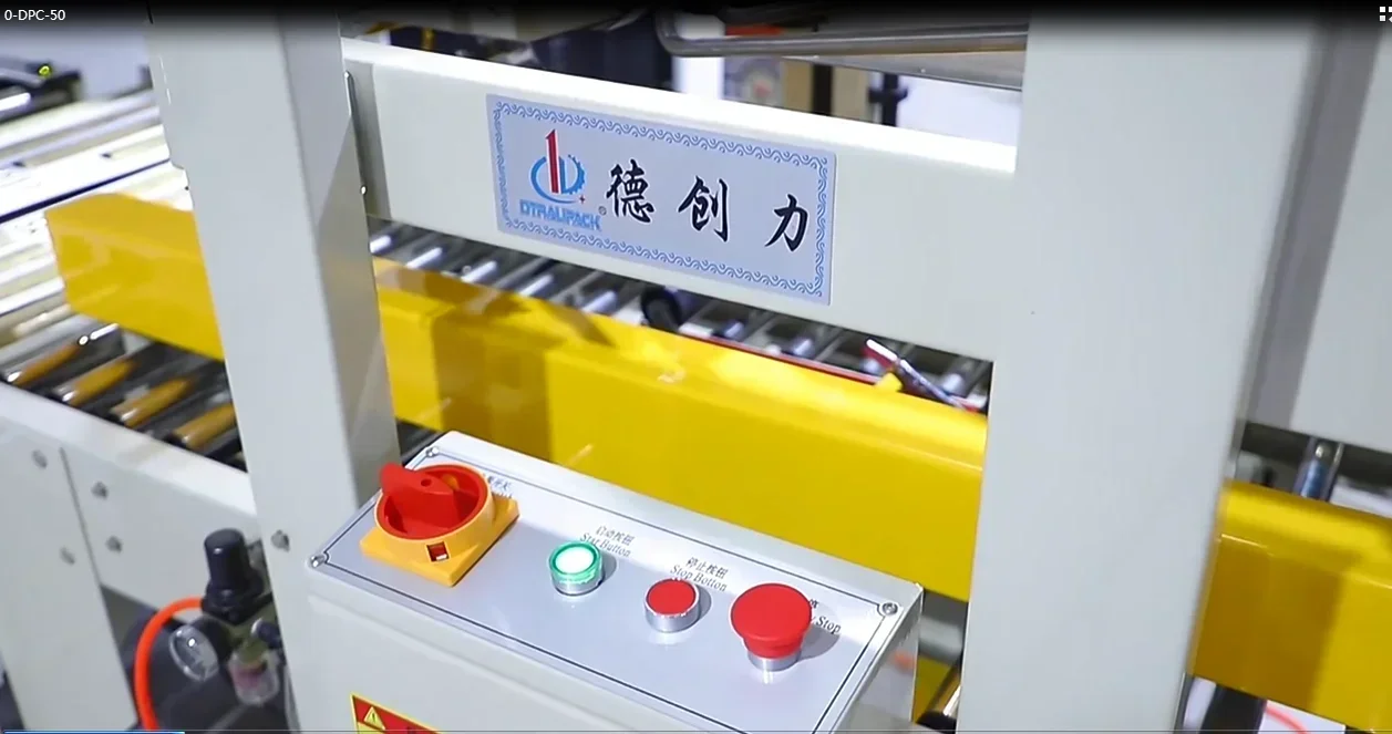 Full Automatic Edges Side Carton Box Case Corner Sealing Sealer Machine Carton Taping Machine