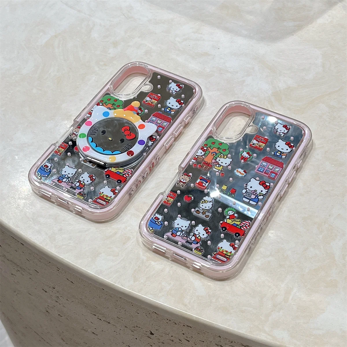

New Lovely Anti-fall Cover Funda For iPhone 16 15 14 13 Pro Max - Luxury Stylish INS Korean Cute Shockproof Phone Case For Hello