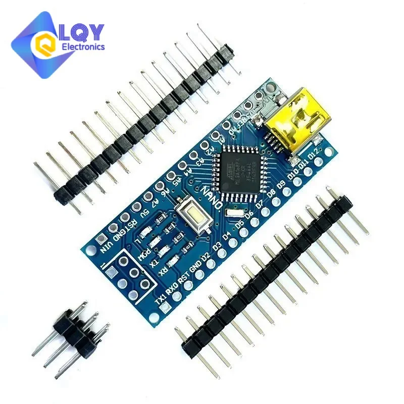 For Nano mini USB With The Bootloader Compatible Red Controller for Arduino CH340 USB driver 16Mhz Nano ATMEGA168P