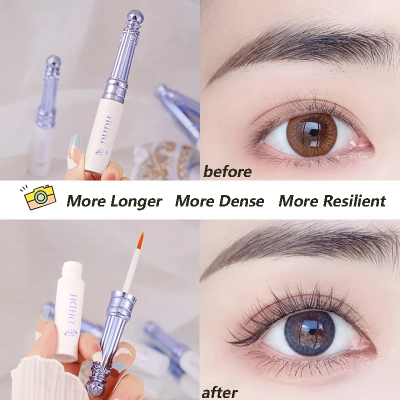 Suero de Crecimiento Rápido para Pestañas, 7 Días, Potenciador Natural de Pestañas, Pestañas Más Largas, Voluminosas y Rizadas, Tratamiento para Pestañas, Productos para el Cuidado de los Ojos, Maquillaje