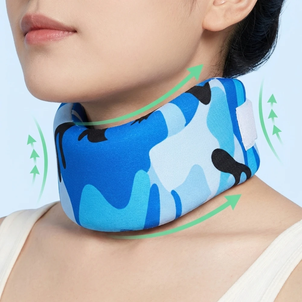 Compatibele EVA Memory Sponge Adjustable Breathable Neck Brace