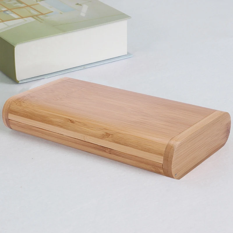 Essential Oils Bamboo Box 5 Holes 10Ml Bottles Spa Yoga Club Aromatherapy Container Organizer Cosmetic Oil Display Stand