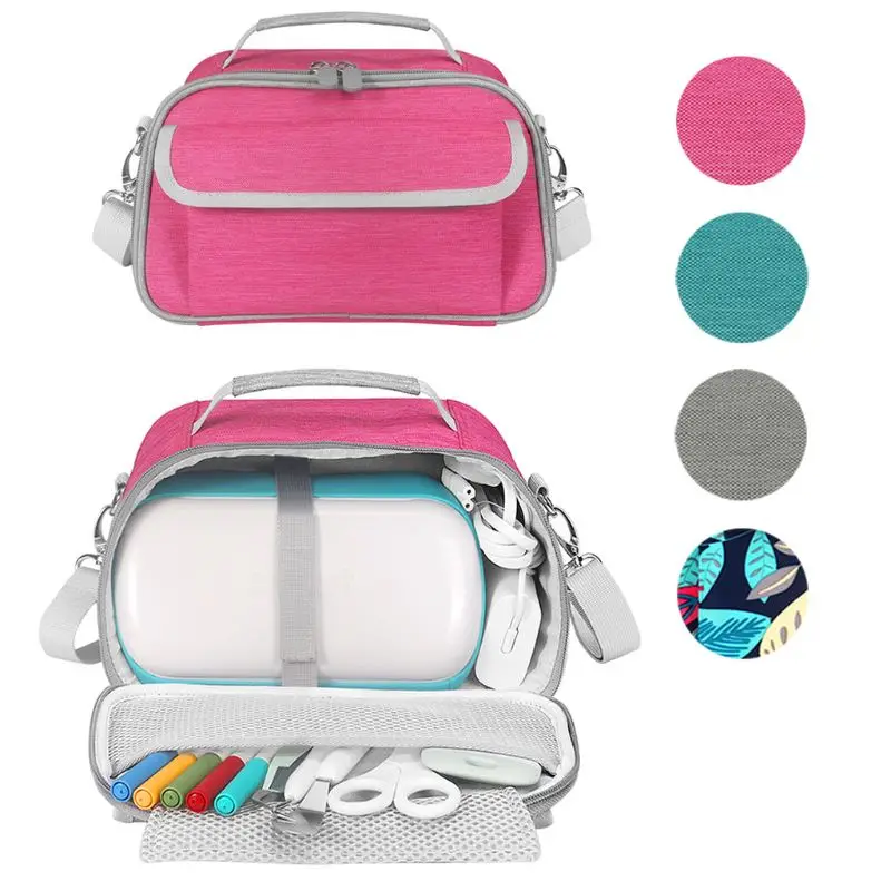 Portable Handbags with Pockets Carrying for Case Cover Storage Box for Cricut Jo