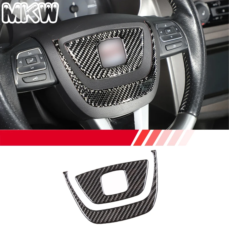 Para Seat León Mk2 1P 2008-2012, Adhesivo Decorativo de Fibra de Carbono Suave para el Panel del Volante, Accesorios Interiores para Auto, LHD/RHD