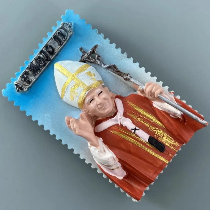 The Pope Fridge Magnets Home Decoration European Countries Travelling Souvenirs Refrigerator Stickers Wedding Gifts