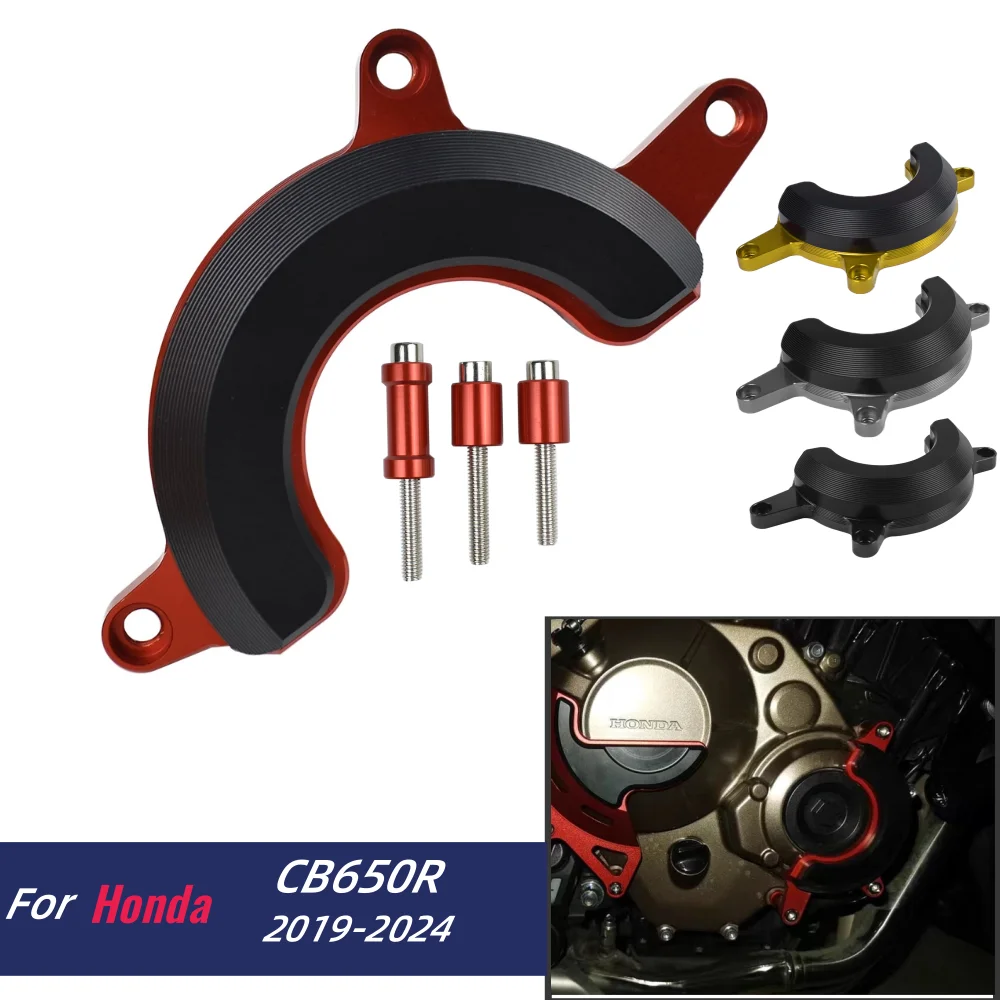 

CB650R Engine Protective Cover For Honda CB 650R 2019-2024 CB650 R Motorcycle Fairing Guard Sliders Crash Pad CNC Accessories