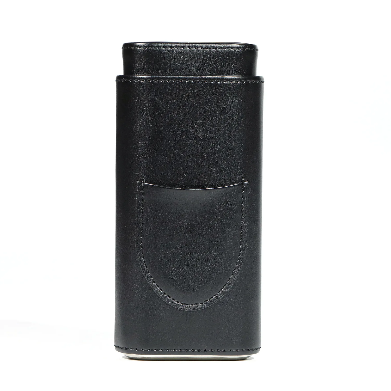 High Quality Cigar Moisturizing Case Portable 3-Piece Cigar Moisturizing Leather Case