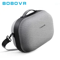 BOBOVR C3 Estuche de transporte adecuado para Quest3 3S S3 Pro Super Strap dos modos de viaje diseño de soporte interior bolsa de almacenamiento de alta calidad