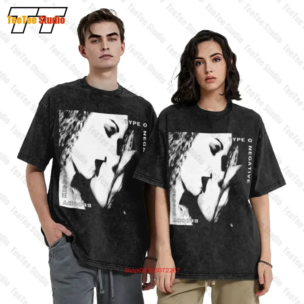 Type_O_Negative Bloody Kisses Vintage Oversized T-Shirt Black S To 3Xl For Ptt1746 5Z2Q