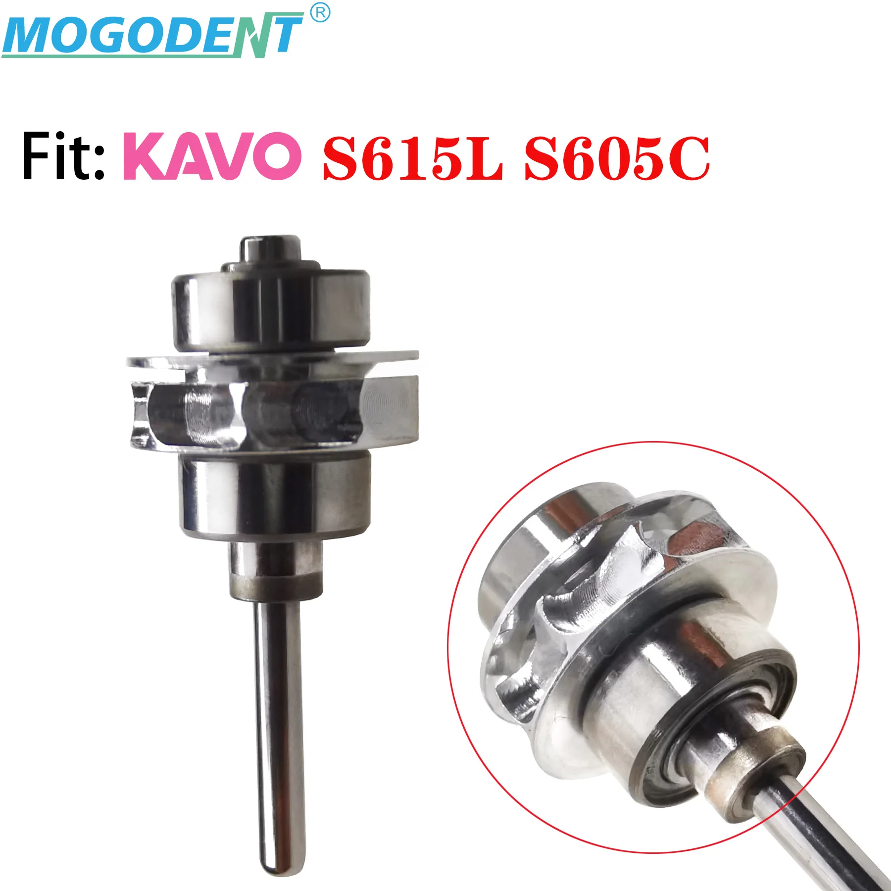 

Dental Turbine Rotor Dental High Speed Handpieces Cartridge Fit KAVO S605C 615L Air Turbine Accessories Dentistry Materials ﻿