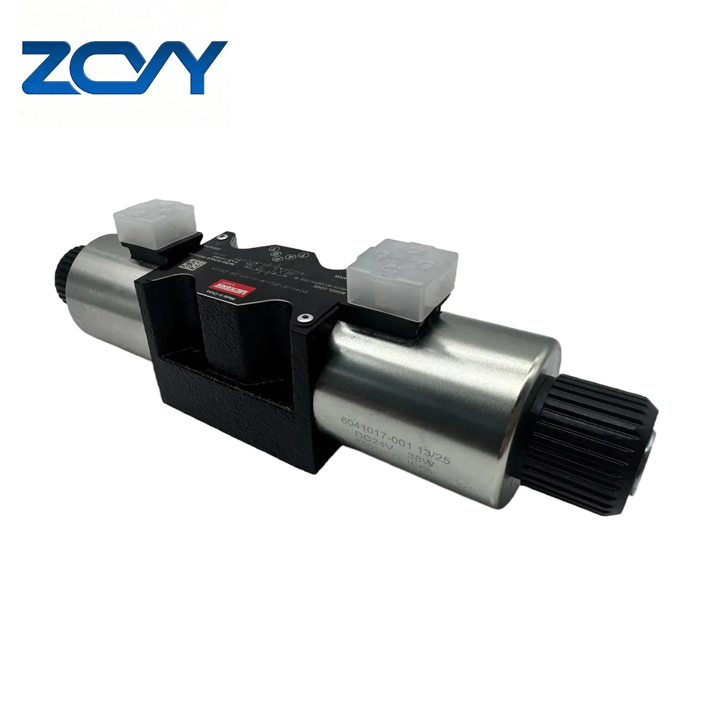 Válvula direccional solenoide Vick ers DG4V-5-0CJ-M-U-H7 - Válvula de control hidráulico CETOP 5 (NG10) de 4 vías y 2 posiciones, 24V CC
