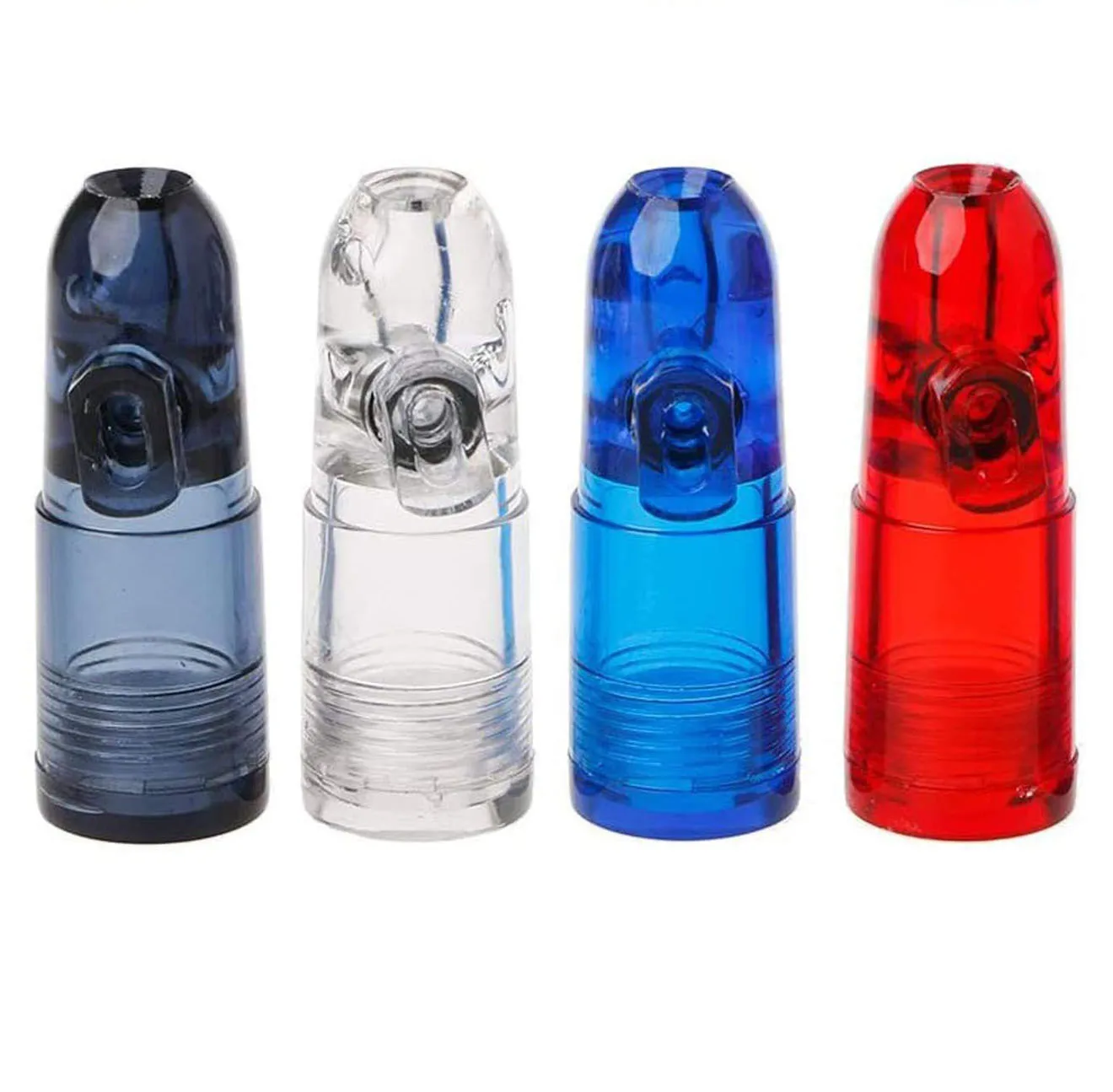 High Quality Acrylic Bullet Dispenser Plastic Storage Bottle Smoking Accessories