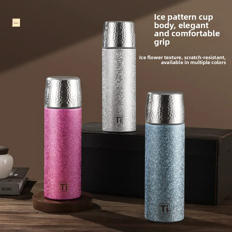 

Titanium Coated High Aesthetic Value Tea Cup Large Capaci Office Use Tea Brewing Cup Tea Water Separation Luxury Busin Gift