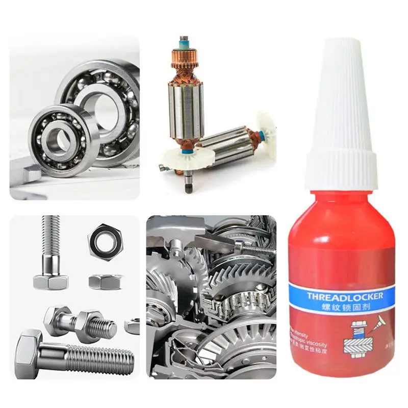 Stable Screw Glue High Strength Screw Glue Thread Lock Sealers Thread Lock Glue Repair Gel Prevent Loosening for Automotive