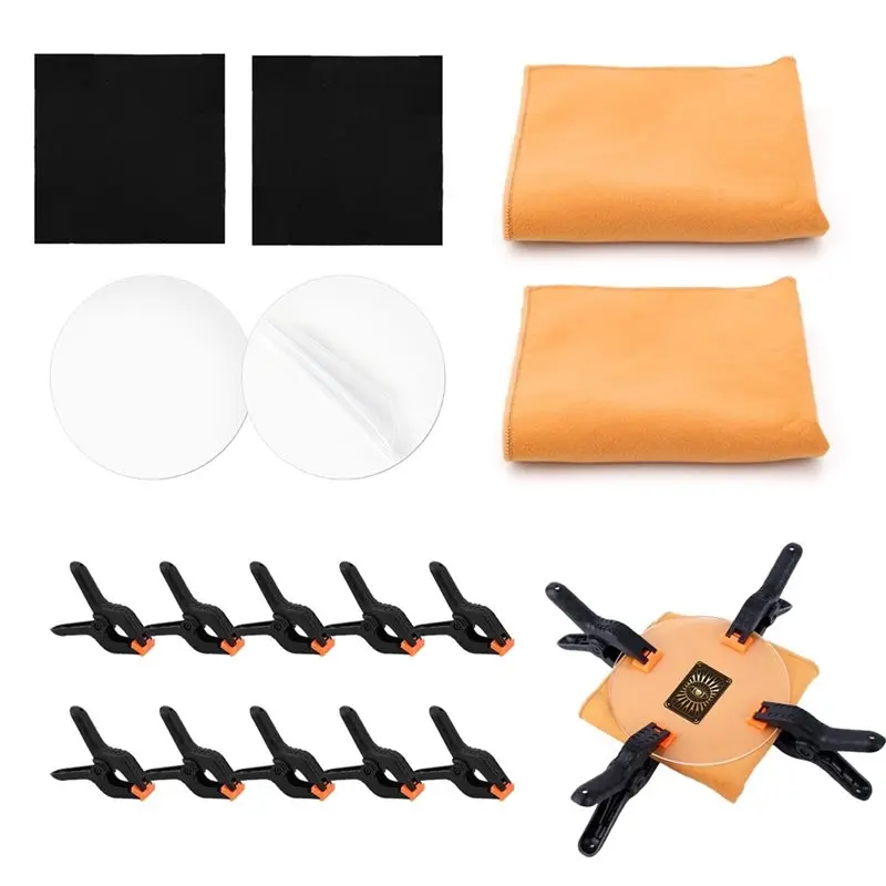 

A63T-Trading Card Flattening Kit, Card Care Restoration Repair Cleaning Kit For Sports Collectible Cards To Fix Bent