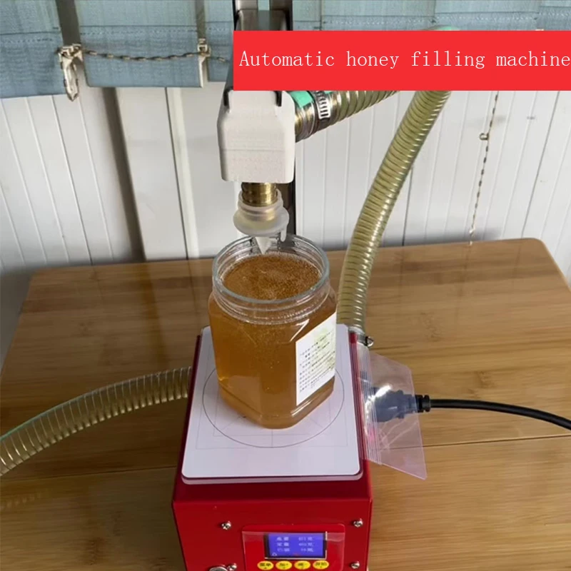 Commercial Honey Weighing And Filling Machine Automatic Gear Honey Pump Weighing Type Viscous Liquid Paste Filler Machines