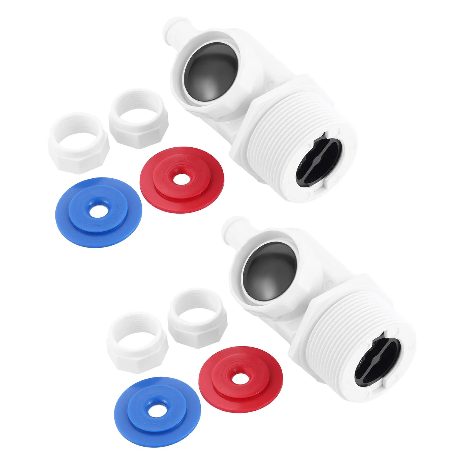 2Packs 9-100-9001 Universal Wall Fitting UWF Connector Assembly For Zodiac Polaris 3900 Sport 280 380 180 Models Pool Cleaner