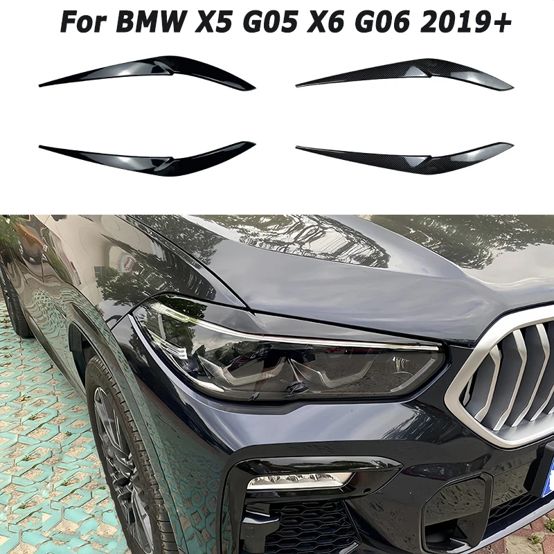 

Car Front Headlight Eyebrows for BMW X5 G05 X6 G06 2019+ Eyelids Eyelash Exterior Modified Tuning Car Accessories Aftermarket
